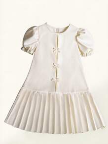 SHEIN Elegant And High-Quality Summer Teen Girls Dress