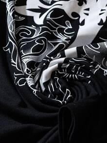 Glimmora Women's Cross Print V-Neck Long Sleeve Casual T-Shirt Fall Cloth For Women