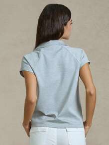 Briarwyn Áo thun tay raglan màu trơn đơn giản, mùa hè đa năng - Xám - Xem 6