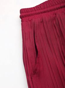 Manfinity Homme 男士夏季短袖单排扣衬衫和休闲裤套装