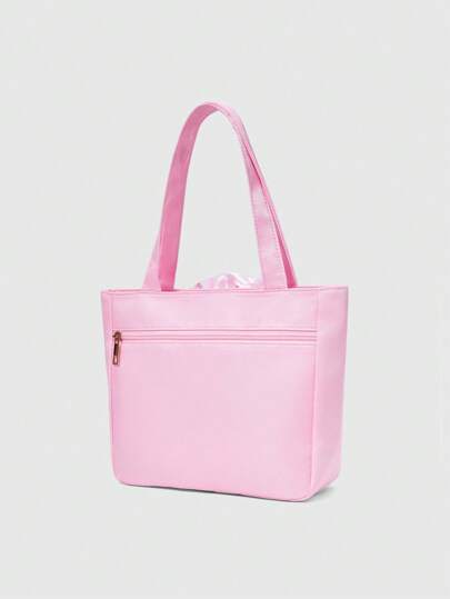 Kawaii Women's 3D Flower Decor Fashion Large Capacity Shoulder Bag