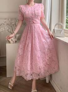 DAZY Damen Zweiteiliges Outfit für den täglichen Gebrauch - Pink - Übersicht 4