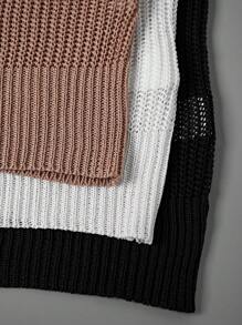 EMERY ROSE 3 件套女士休闲度假 V 领针织上衣 - 彩色 - 查看 4