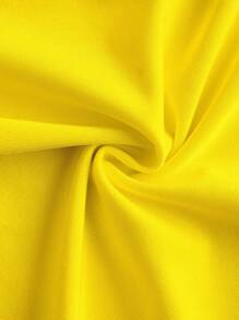 Attitoon 女士夏季巴西印花拼接休閒性感緊身背心 - 黃色 - 查看 10