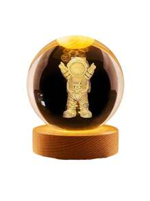 1 Stück unisex khakifarbene Krystallkugel in Adlerform für Studierzimmer, Wohnzimmer Dekoration, Geschenk zum Abschluss, Geburtstag