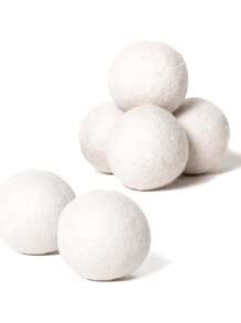 3/6pcs Wool Dryer Balls Drying Balls For Laundry,Reusable As Natural Fabric Softener, Reduce Clothing Wrinkles, Drying Clothes Faster