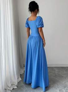 Elenzga Women Two Pieces Outfits For Daily Wear - Blue - View 2