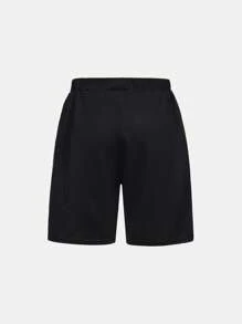 SHEIN 2件套青少年男孩休闲扎染渐变图案运动短袖T恤和短裤套装 - 藍色 - 查看 6