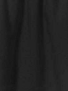 MUSERA Low Rise Elasticated Waistband Wide Leg Trousers Only  Summer Vacation Holiday Elegant Beachwear Boho Romantic Ibiza Linen Feel Fall, Autumn, Winter, Back To School Christmas Evening