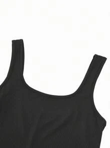 Modmama Maternity Plain Ribbed Sleeveless Romper - Multicolor - View 10