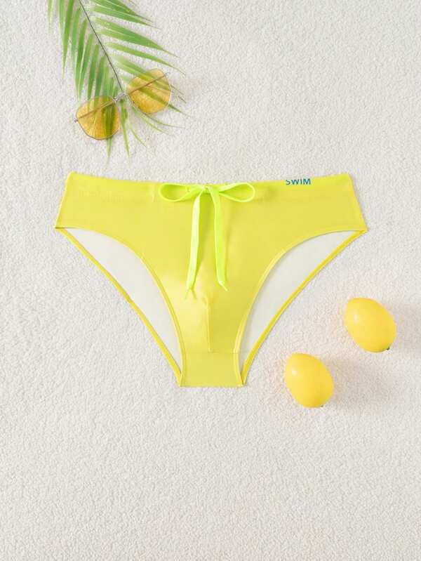 Manfinity KASUA Bañador de triángulo con cordón en la cintura para hombre para vacaciones en la playa