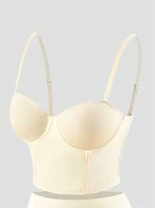 Women's Solid Color Cami And Shorts Shapewear Set