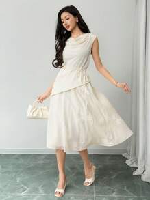 Heiryn Women Two Pieces Outfits For Daily Wear - Apricot - View 7