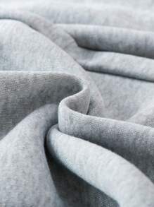 2pcs Youth Spring/Summer Casual Versatile Sports & Loungewear Straight Fit Sweatpants In Grey & Black