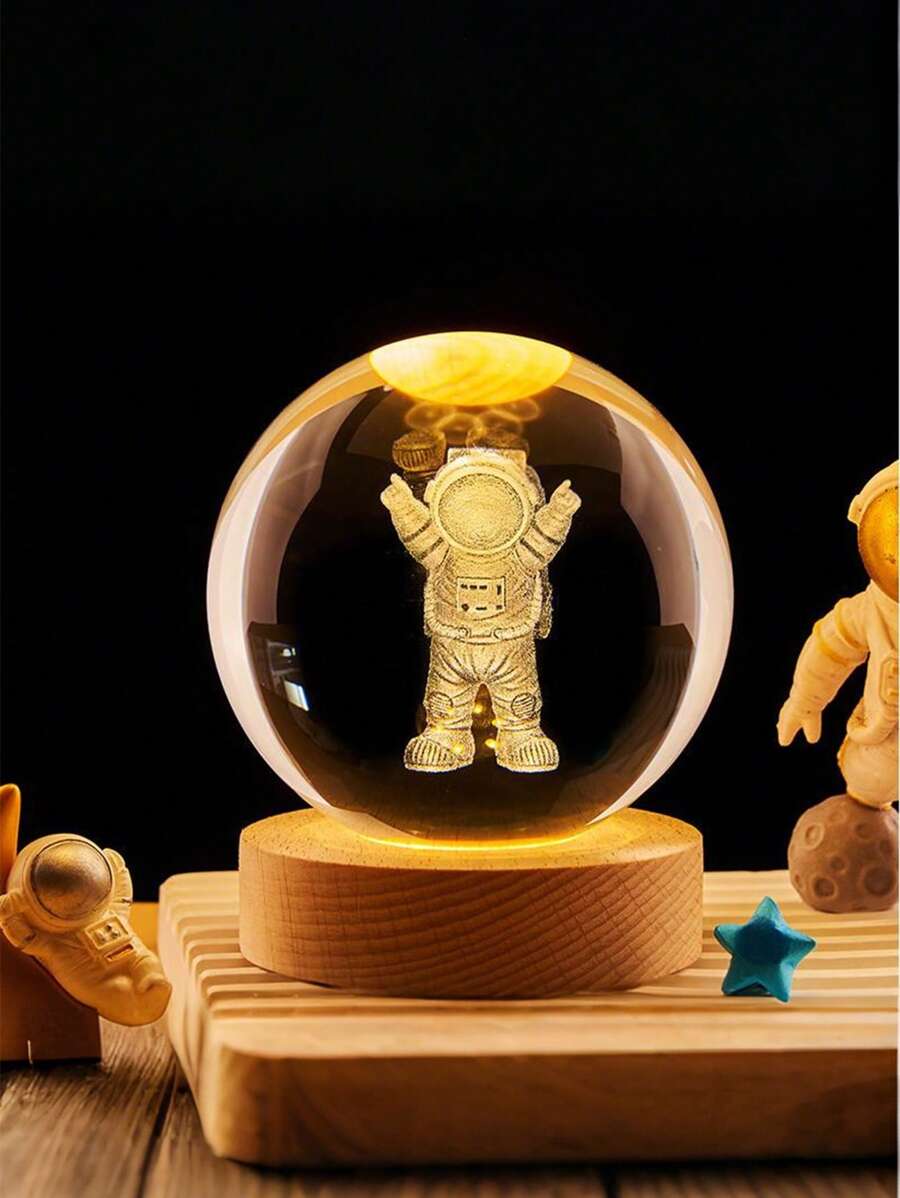 1 Stück unisex khakifarbene Krystallkugel in Adlerform für Studierzimmer, Wohnzimmer Dekoration, Geschenk zum Abschluss, Geburtstag