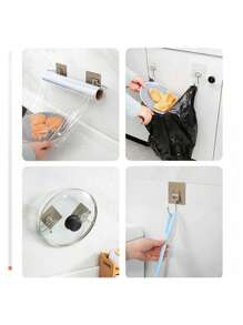 1//10/20/30/50/100pcs Heavy Duty Transparent Wall Hooks, Adhesive Hooks For Kitchen, Bathroom, Bedroom, Livingroom, Multi-Functional, Suitable For Party Decoration, Christmas, Valentine's Day Gifts, Minimalist, Wedding Decor, Boho - Multicolor - View 17