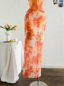 Soleia Women Two Pieces Outfits For Daily Wear - Orange - View 5