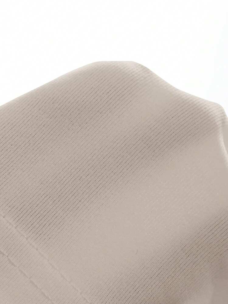 Solid Color Round Neck Fitted Short Sleeve Women Basic T-Shirt Top,Back To School Clothes