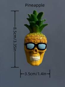 1pc Cute Banana Cartoon Refrigerator Magnets, Cartoon Fruit Refrigerator Magnets, Kawaii Refrigerator Magnets, Decorative Refrigerator Magnets, Cute Office Kitchen Pendants, Kitchen Appliances, Home Decor, Kitchen Decor