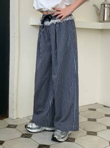 DAZY 青少年女孩秋季长裤，返校服装 - 藏蓝色 - 查看 2