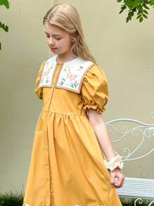 LMoss Kids LMoss Tween Girls Dresses - Yellow - View 4