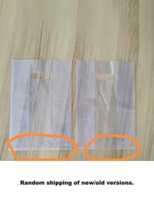 20 个带手柄的透明礼品袋，透明塑料购物袋，坚固耐用，适用于母亲节、婚礼、生日、毕业典礼、新娘送礼会、派对用品、购物 - 無色 - 查看 5