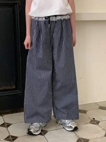 DAZY 青少年女孩秋季长裤，返校服装 - 藏蓝色 - 查看 1