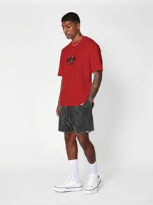 SUMWON Streetwear Money Print T-Shirt Brooklyn Created Statement Urban Casual Loose Fit Oversized Dollar Bills Graphic Design Fall Winter Collection