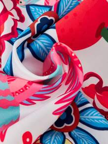 Bộ 2 áo yếm và quần short in hoa cho bé gái tuổi mới lớn - Nhiều màu - Xem 5