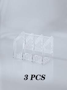 优质亚克力透明加厚创意简约大容量书架，办公桌书籍和文件整理器，返校