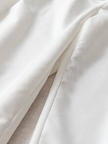 GlowEve 女士休闲办公纯色阔腿裤