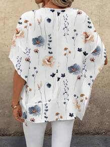 EMERY ROSE Áo cánh dệt kim cổ chữ V rộng rãi thoải mái cho nữ, phù hợp cho mùa hè - Nhiều màu - Xem 3