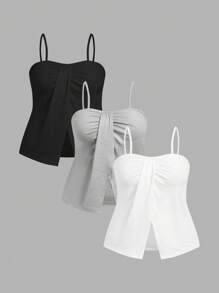 Calvaya 3 طقم من الخزانات والتنانير الكاجوال للمقاسات الكبيرة - متعدد الألوان - مشاهدة 1