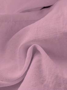 EMERY ROSE Women Linen Pocket Casual Pants, Spring & Summer Fall Cloth For Women - Baby Pink - View 3