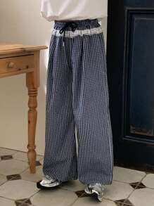 DAZY 青少年女孩秋季长裤，返校服装 - 藏蓝色 - 查看 6