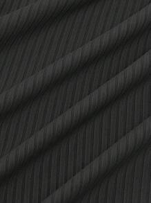 Modmama Maternity Plain Ribbed Sleeveless Romper - Multicolor - View 11