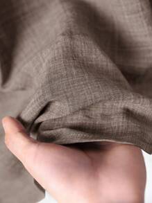 Rusticease 休闲牛仔面料衬衫和裤子 - 棕色 - 查看 3