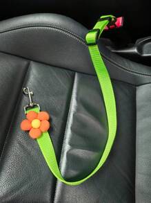 PETSIN Sunflower Pattern Pet Dog/Cat Car Leash, Adjustable Car Pet Traction Rope, Vehicle Belt, Pet Supplies, Retractable Pet Car Leash