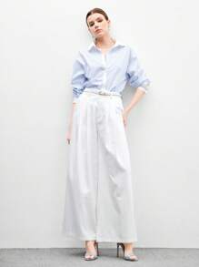 CUCCOO BIZCHIC 女士可调节扣环设计时尚高跟凉鞋 - 藍色 - 查看 10