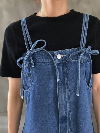 FRIFUL 大码女式休闲水洗宽松牛仔连体裤女夏装女夏装女夏季套装女牛仔裤大码牛仔裤连体裤女工装裤