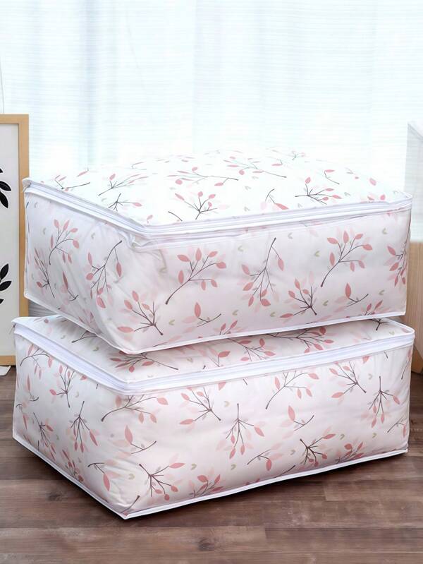 Duże torby do przechowywania z nadrukiem na ubrania, koce, buty Wodoodporne, odporne na wilgoć organizery do dżinsów, sukienek, spodni, sezonowe dekoracje domowe, sypialniane, podróżne rozwiązania do przechowywania składane, trwałe