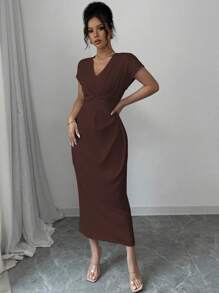 Gloray Damen elegantes hoch-anspruchsvolles Kleid in französischem Chic-Stil