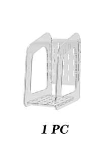 优质亚克力透明加厚创意简约大容量书架，办公桌书籍和文件整理器，返校