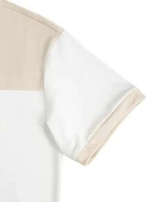 Manfinity Homme 2pcs/Set Men Letter Print Round Neck Short Sleeve Casual T-Shirt And Drawstring Waist Shorts Set - Multicolor - View 4