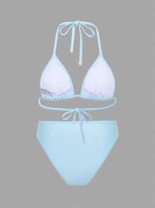 Swim Oasis 4件套新款夏季时尚热带花卉印花比基尼女士沙滩度假泳衣套装