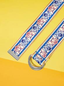 TOM & JERRY X SHEIN Modischer super cooler und süßer Gürtel mit Cartoon-Muster