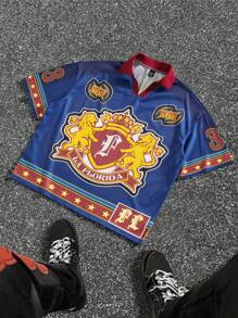 Manfinity EMRG 男士短袖 Polo 衫，夏季时尚 - 彩色 - 查看 1