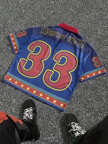 Manfinity EMRG 男士短袖 Polo 衫，夏季时尚 - 彩色 - 查看 2