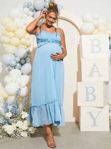 Loomaby 孕妇两件套套装 - 藍色 - 查看 5