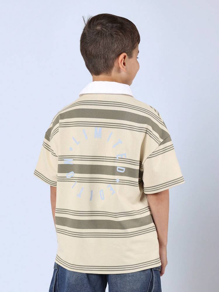 Limited Edition Striped Rugby Polo Shirt